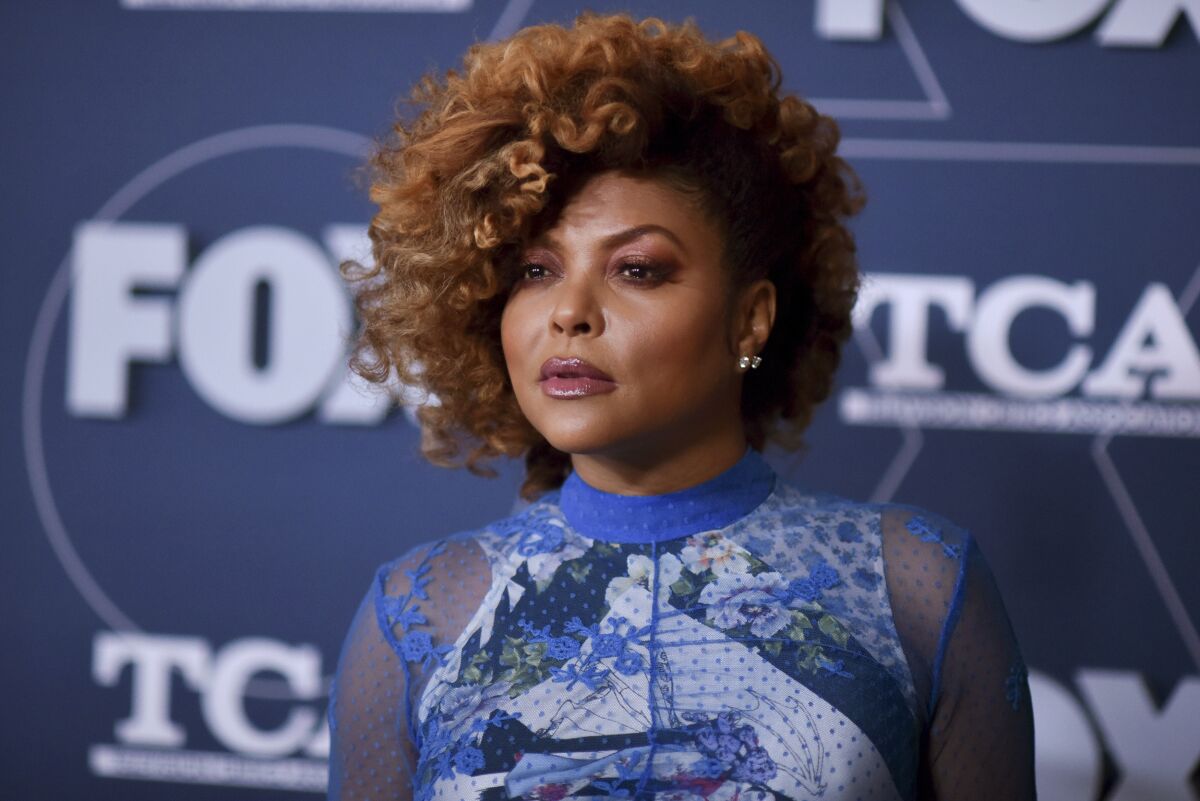 FILE - Taraji P. Henson attends the FOX All Star party at the Television Critics Association Winter press tour on Jan. 7, 2020, in Pasadena, Calif. Henson will host a new podcast series focused on the story behind the New Jack Swing music era. Wondery and Universal Music Group announced Thursday, Oct. 15, 2020, that Henson will host "Jacked: The Rise of New Jack Swing." The six-part series will premiere Nov. 17 on Apple Podcasts, Spotify and the Wondery App. (Photo by Richard Shotwell/Invision/AP, File)