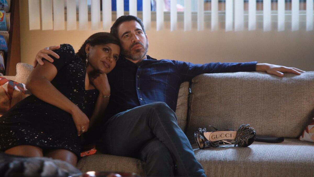 Mindy Kaling as Mindy Lahiri and Chris Messina as Danny Castellano in a scene from the series finale of "The Mindy Project."