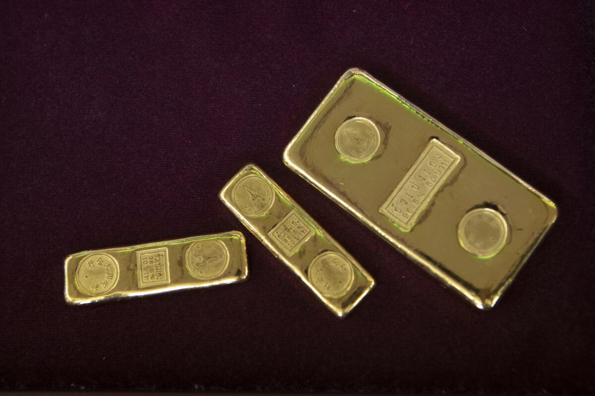 Gold bars