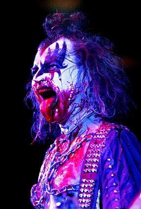 There's something for everyone in Las Vegas, including live music venues. The newly opened Canyon Club is an ode to rock, with the look and feel of a timeworn tour stop. Here, Devilin Harkel of the cover band Black Diamond rocks out in his KISS persona, complete with fake blood.