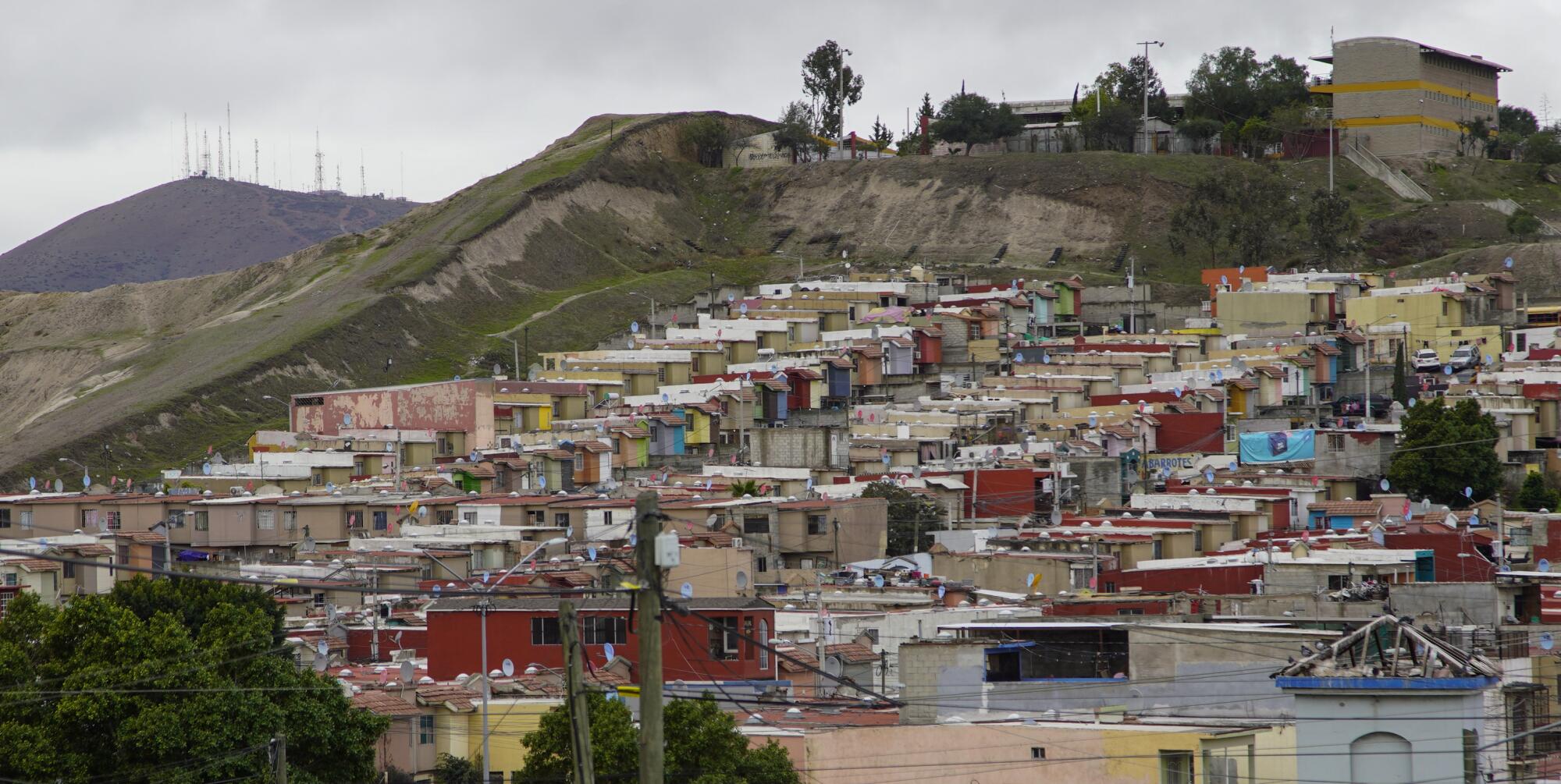 The tiny home communities in Villa del Sol on Tijuana's east side. 