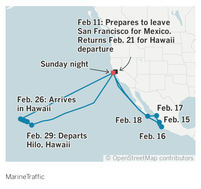 Route of the Grand Princess