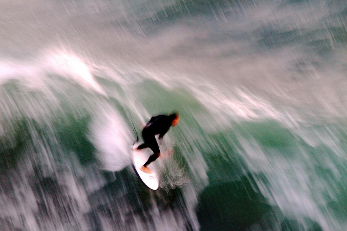 "Evening Surf"by Isaac Zoller was one of four winning photos in a citywide contest honored by the Laguna Beach City Council.