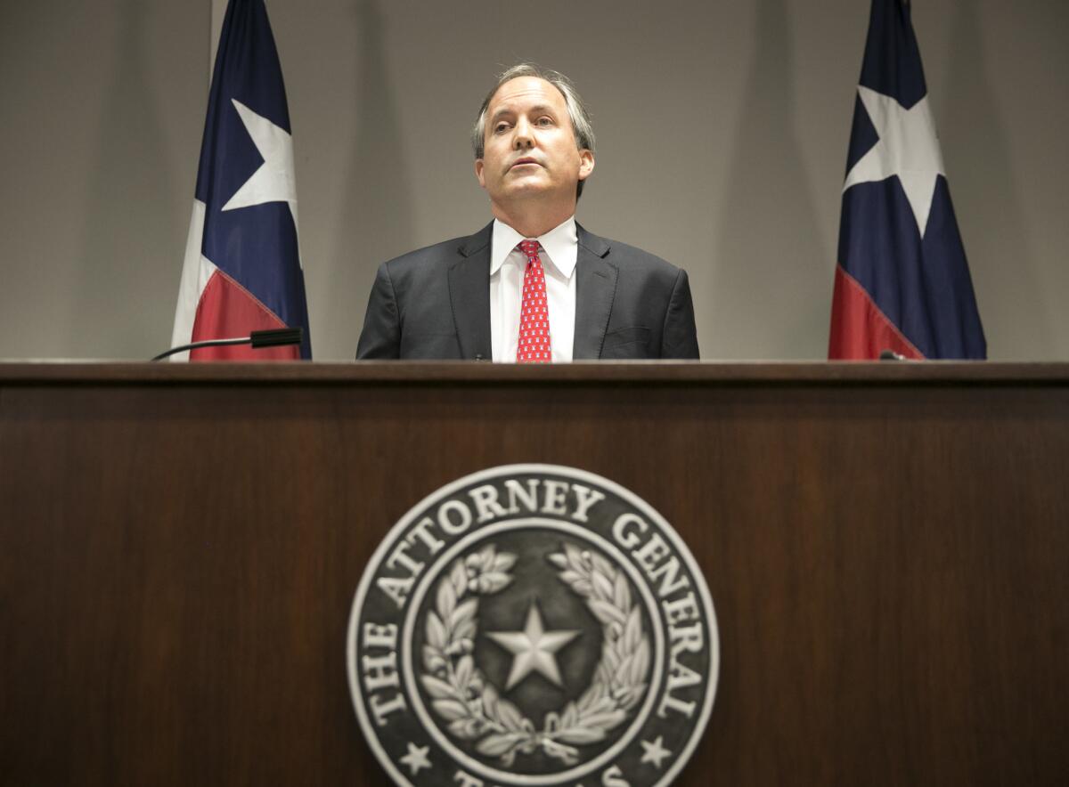 Texas Atty. Gen. Ken Paxton