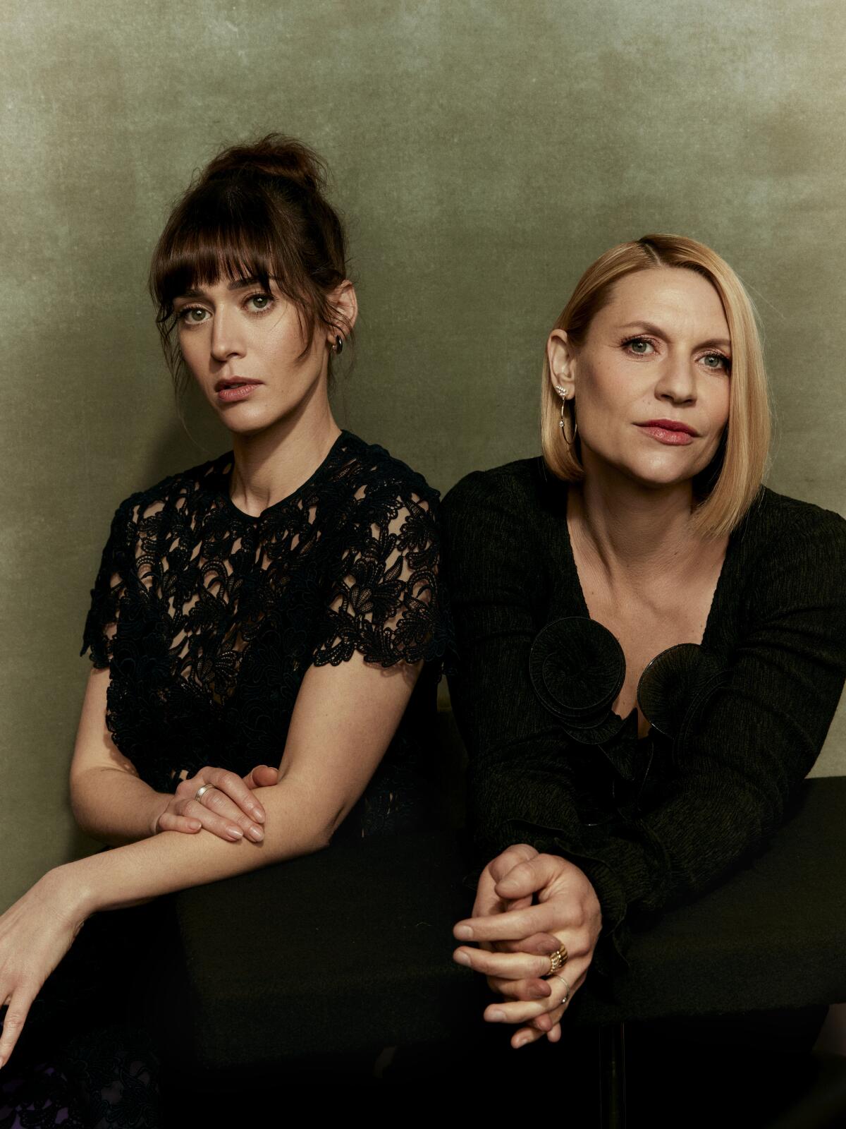 Lizzy Caplan and Claire Danes