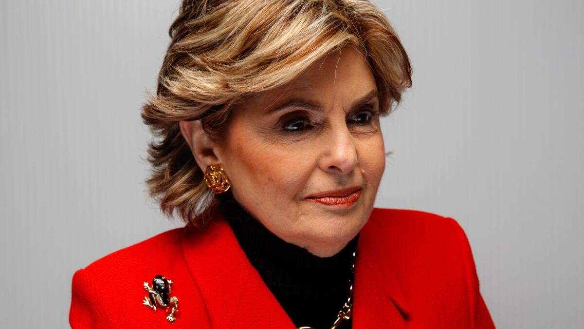 Gloria Allred, photographed in the L.A. Times Studio during the Sundance Film Festival, is the subject of the Netflix documentary “Seeing Allred."
