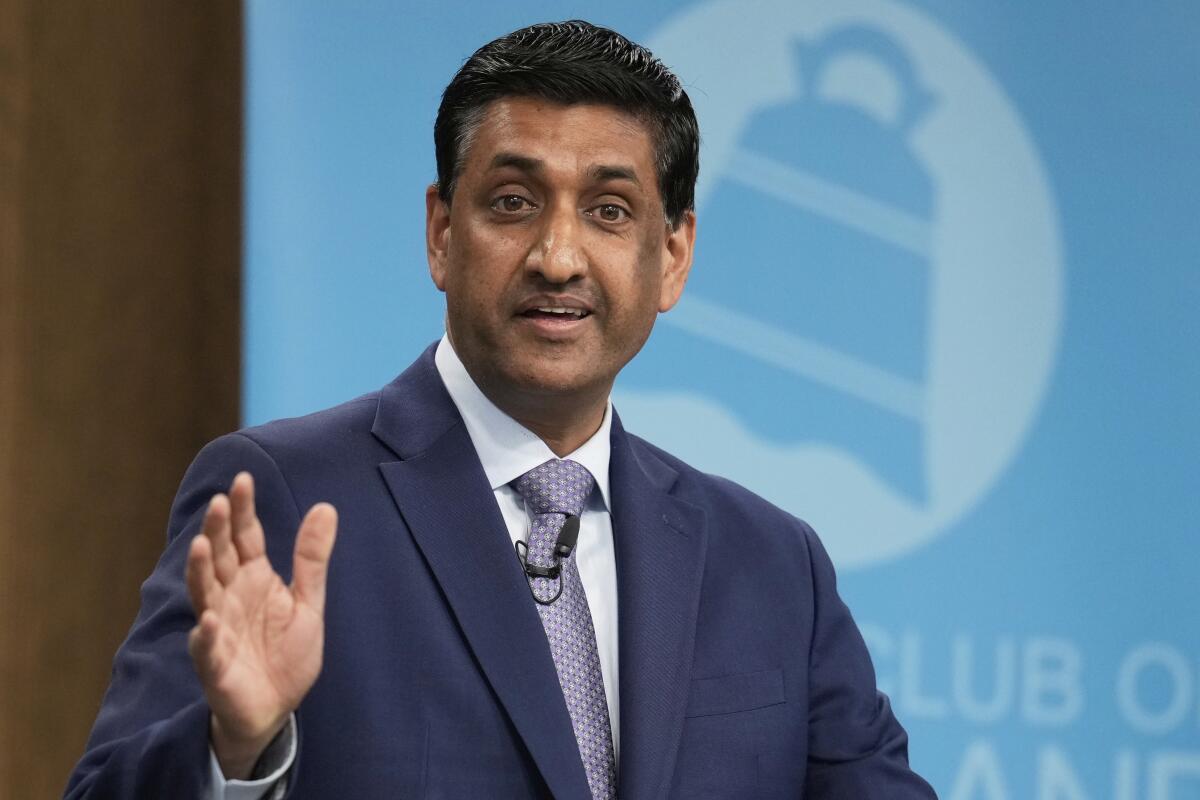 Representative RO Khanna (D-Fremont) says that democrats have "I found our balance."