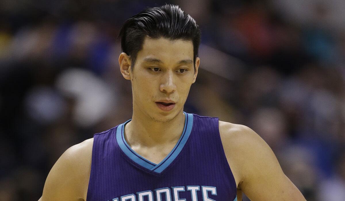 “I thought it was a chance for me to stand up for Asians,” Torrance-born Jeremy Lin said of his tweet about Chris Rock's Asian joke. The former Laker, whose parents are from Taiwan, plays for the Charlotte Hornets.