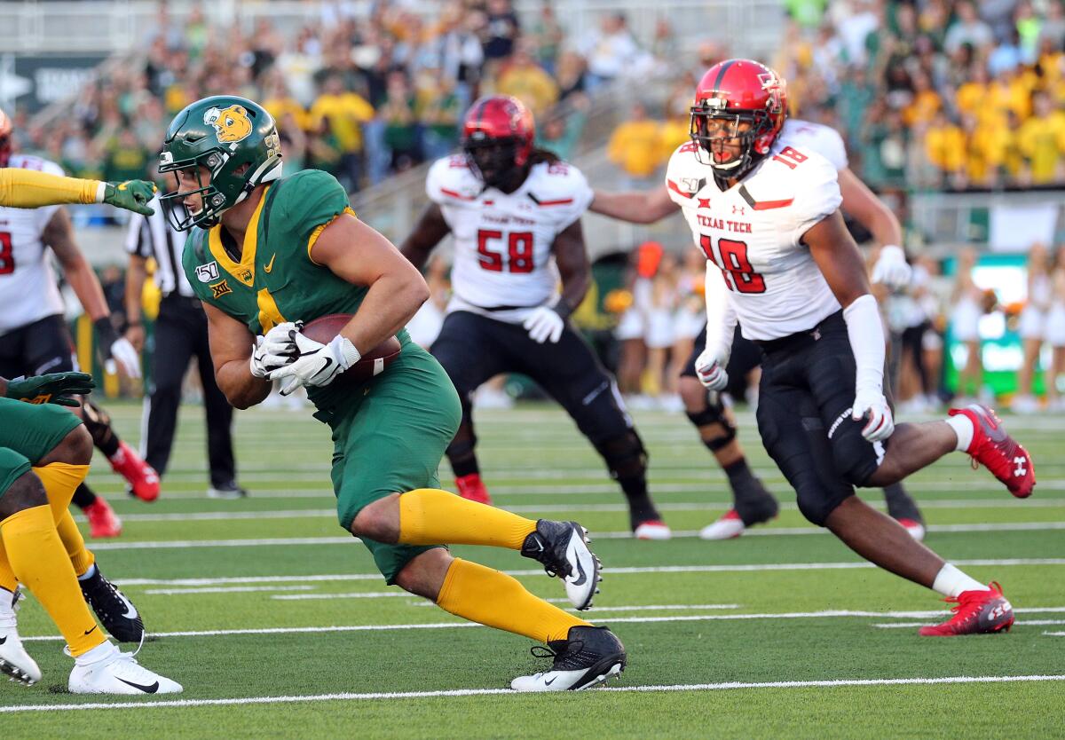 Baylor linebacker Clay Johnston