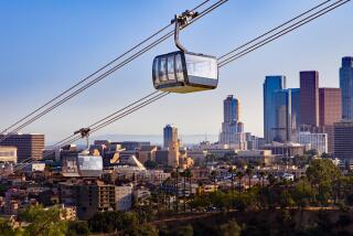 Renderings of the Gondola Skyline to Dodger Stadium. (Courtesy LA Aerial Rapid Transit)