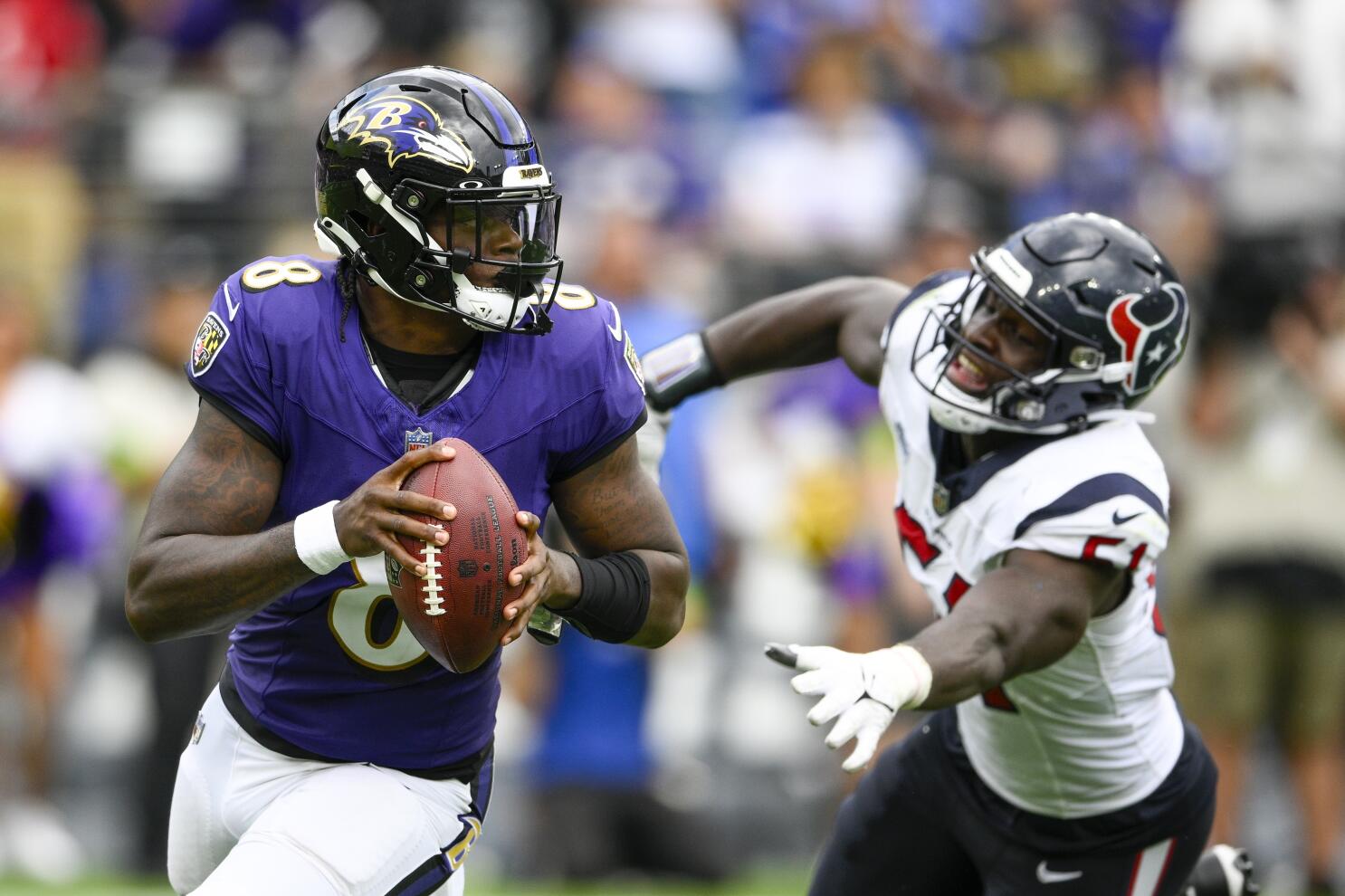 Ravens' Lamar Jackson is healthy this time and gets his shot to face the  Bengals in Cincinnati - The San Diego Union-Tribune