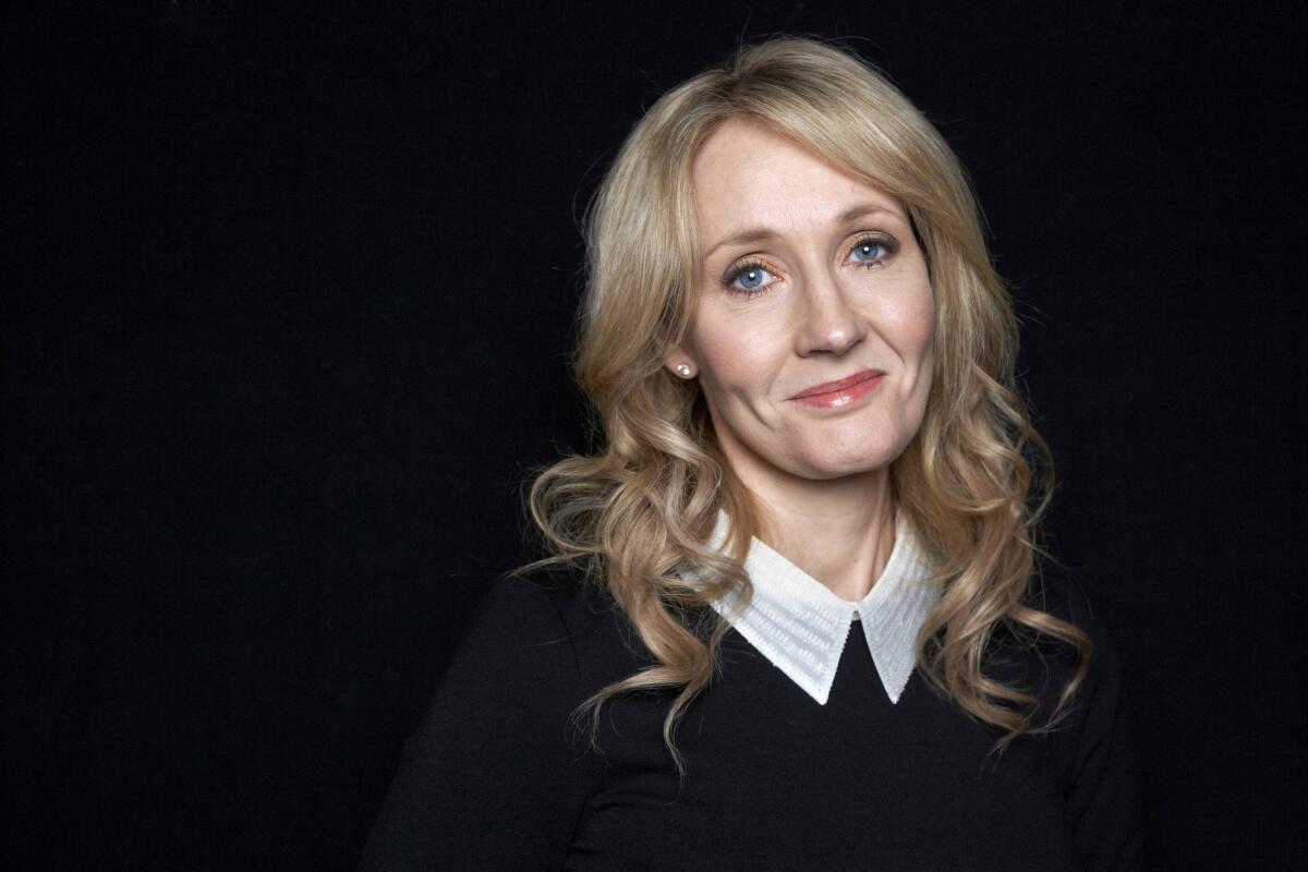 J.K. Rowling poses for a photo during an Oct. 16, 2012, appearance to promote her book "The Casual Vacancy" at the David H. Koch Theater in New York.