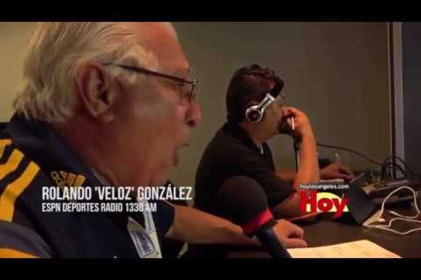 Rolando 'Veloz' González, la voz del Galaxy, recuerda su llegada como inmigrante a Los Ángeles