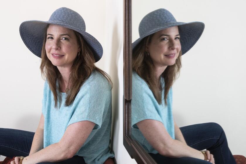 WEST HOLLYWOOD, CALIF. -- THURSDAY, JULY 5, 2018: Robin Weigert, who has become one of TV's most distinctive characters in shows such as "Deadwood" and "Big Little Lies" is now featured in "Dietland," playing an eccentric heiress, sits for portraits in her home in West Hollywood, Calif., on July 5, 2018. (Brian van der Brug / Los Angeles Times)