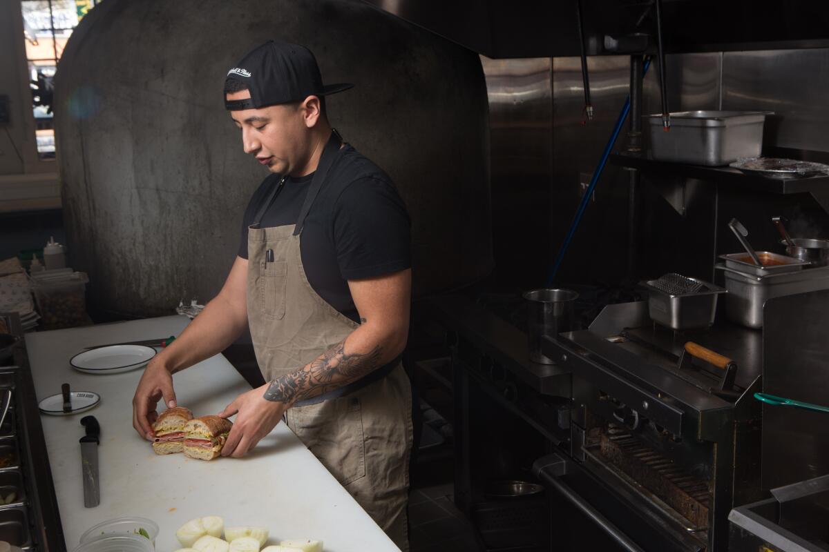 Chef Daniel Chavez makes the Stepmother in his kitchen at Cosa Buona.