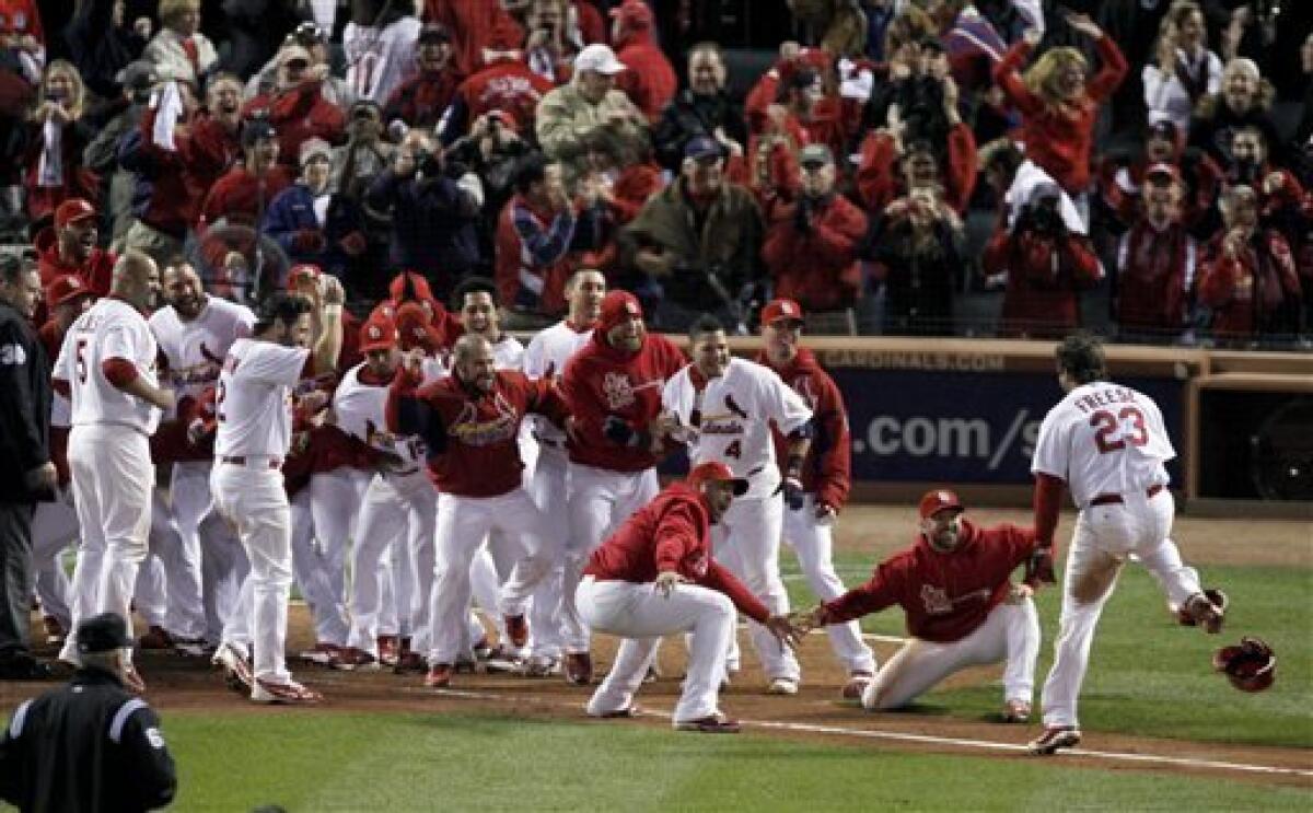Game 7 win, World Series goes to Cardinals 