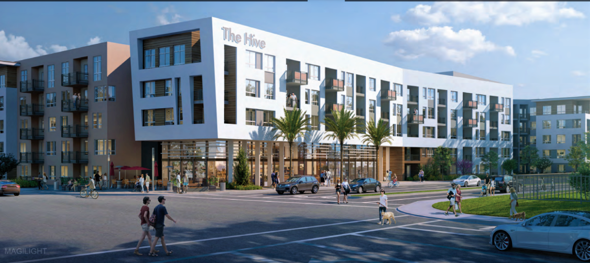 Hive Live, a proposed 1,050-unit residential project for Costa Mesa's Susan Street.