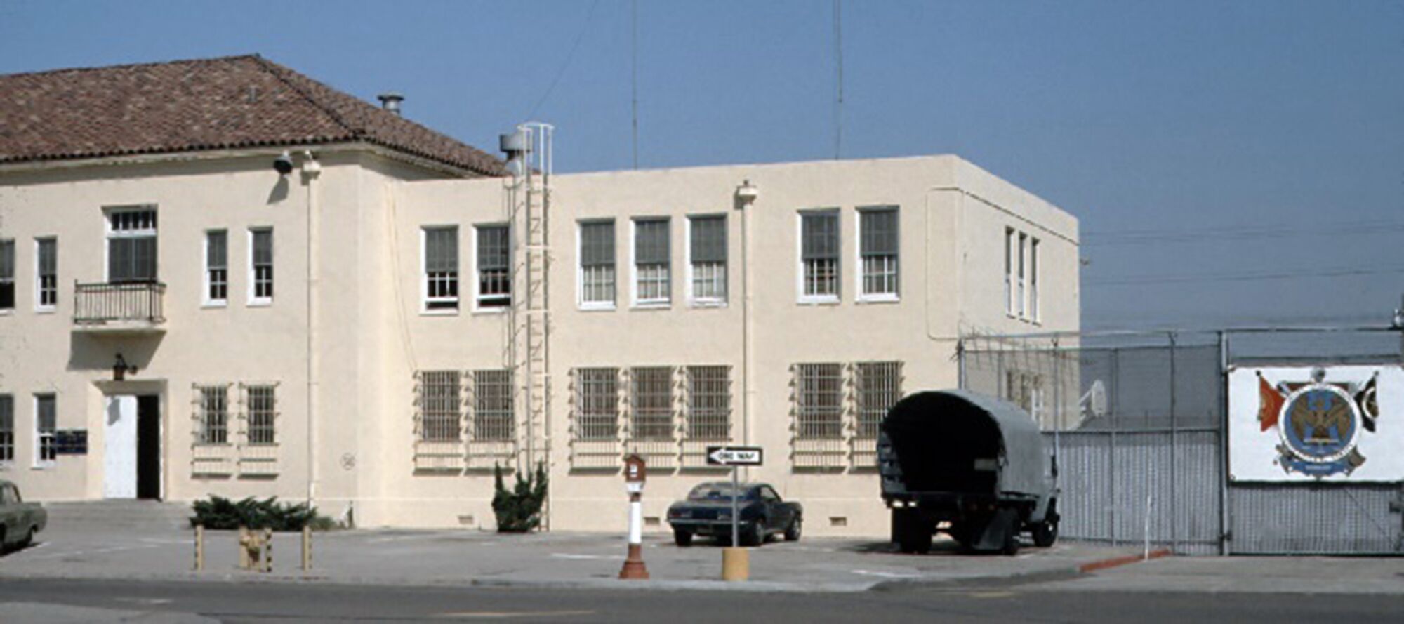 The San Diego Naval Station brig, where the accused sailors were held.