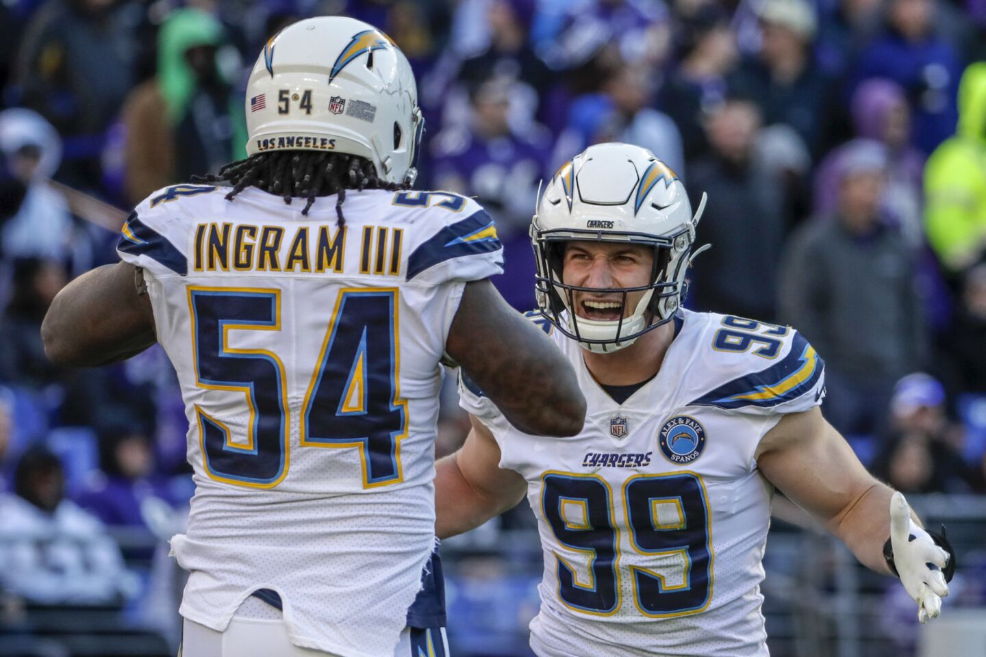 Chargers vs. Ravens Wild Card In-Game