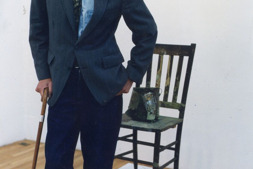 William S. Burroughs, photographed in 1996. Wednesday marks the 100th anniversary of his birth.