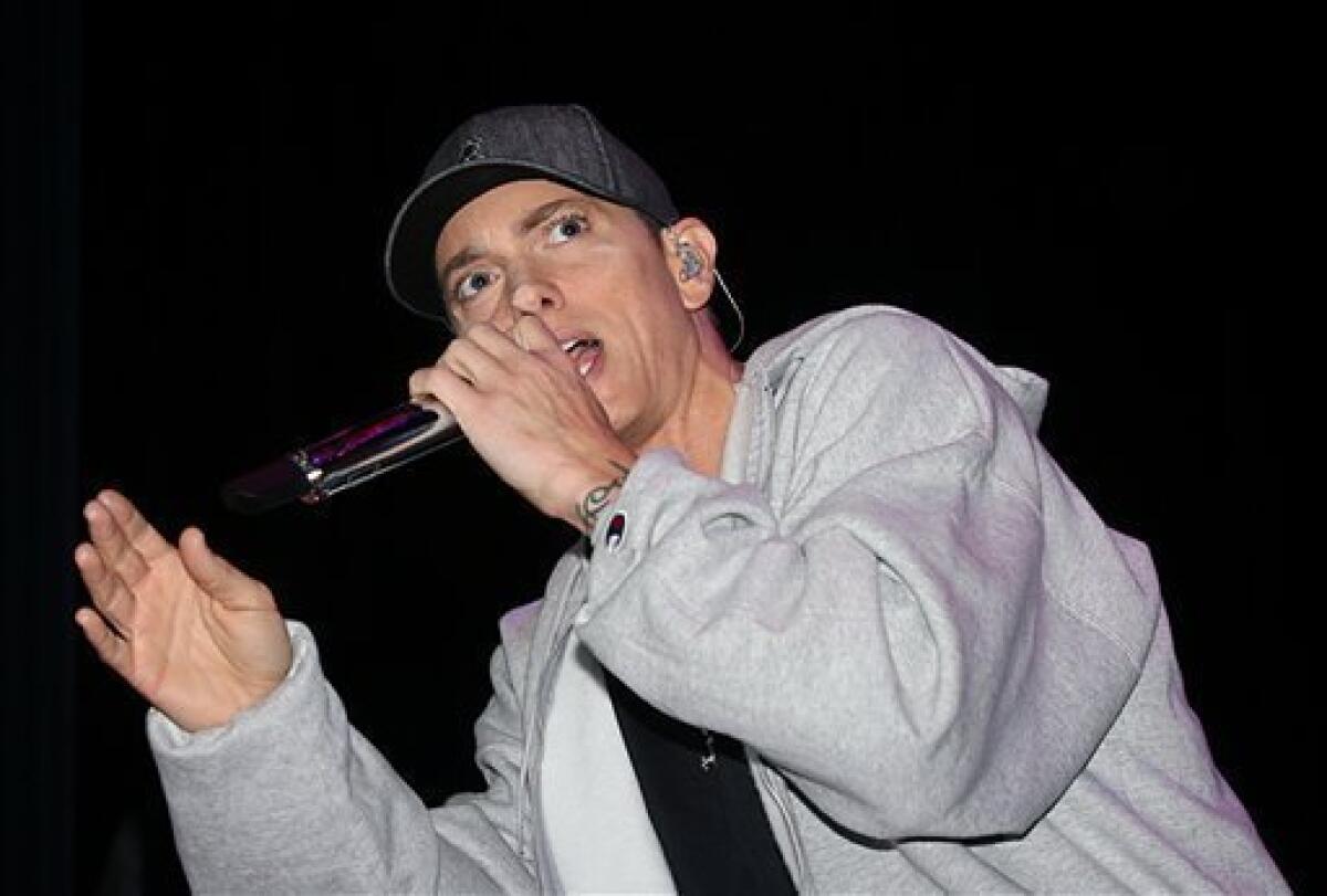 Eminem in Detroit through the years