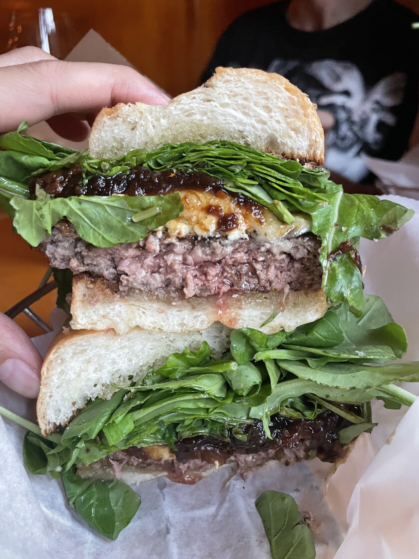 The Office burger from Father's Office.