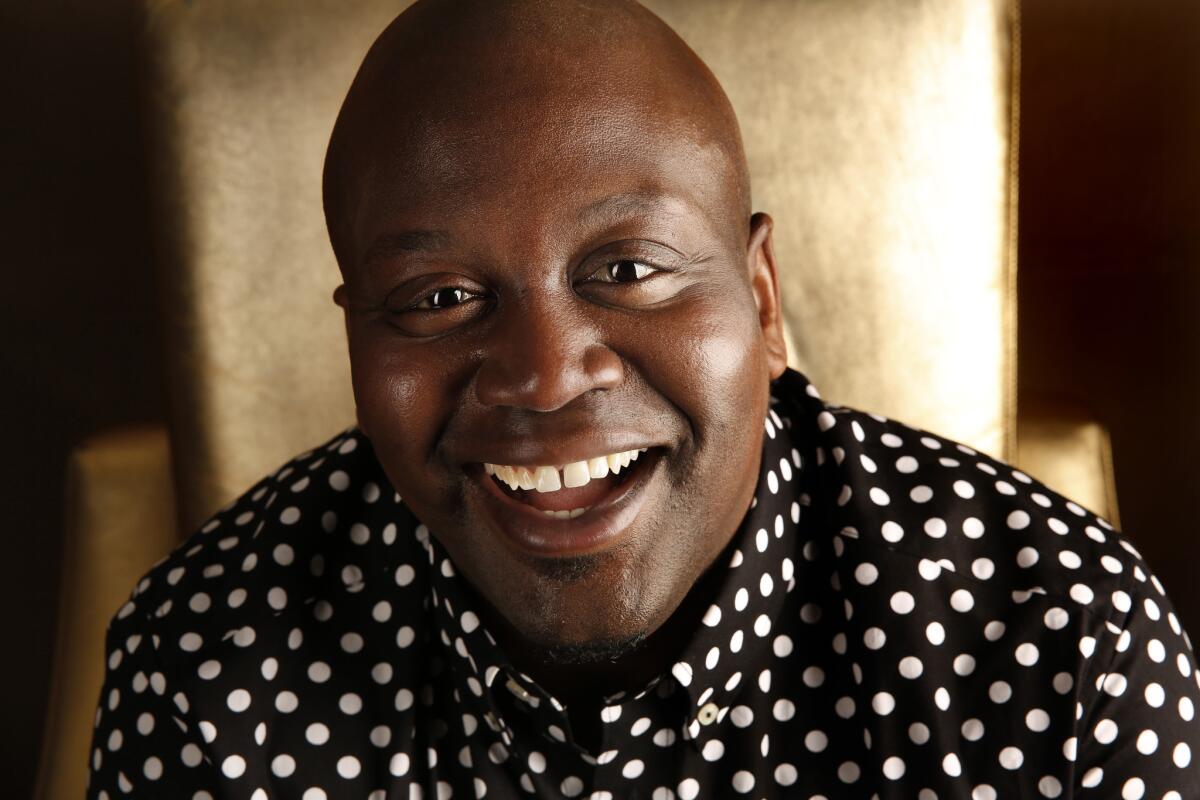 Tituss Burgess, star of the Netflix series "Unbreakable Kimmy Schmidt," at the London Hotel in New York.