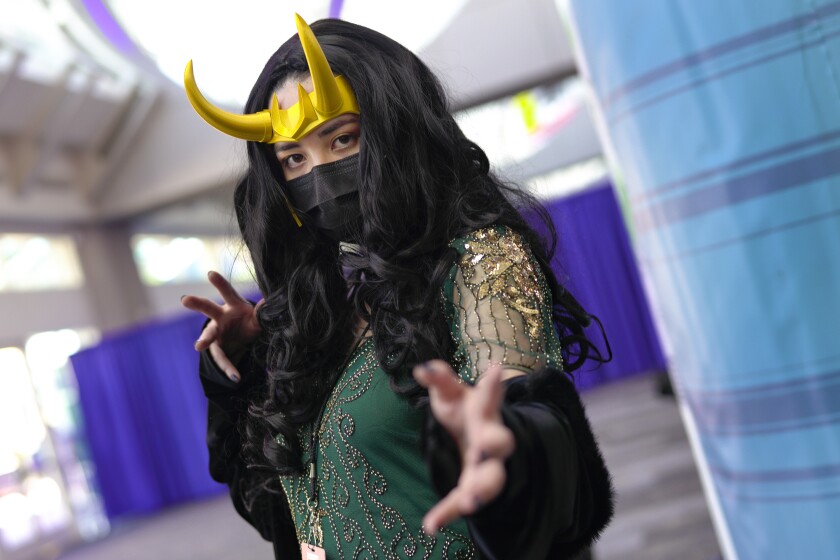 Ashley Tuttle from Pasadena as Loki at Comic-Con
