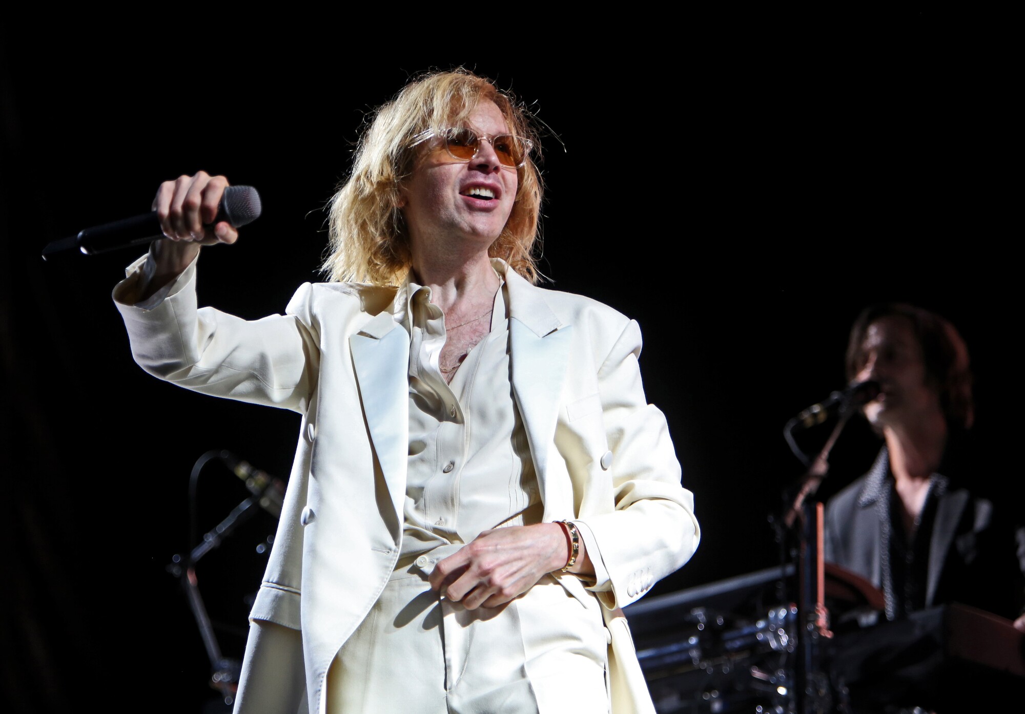 Beck fue el segundo 'telonero'.