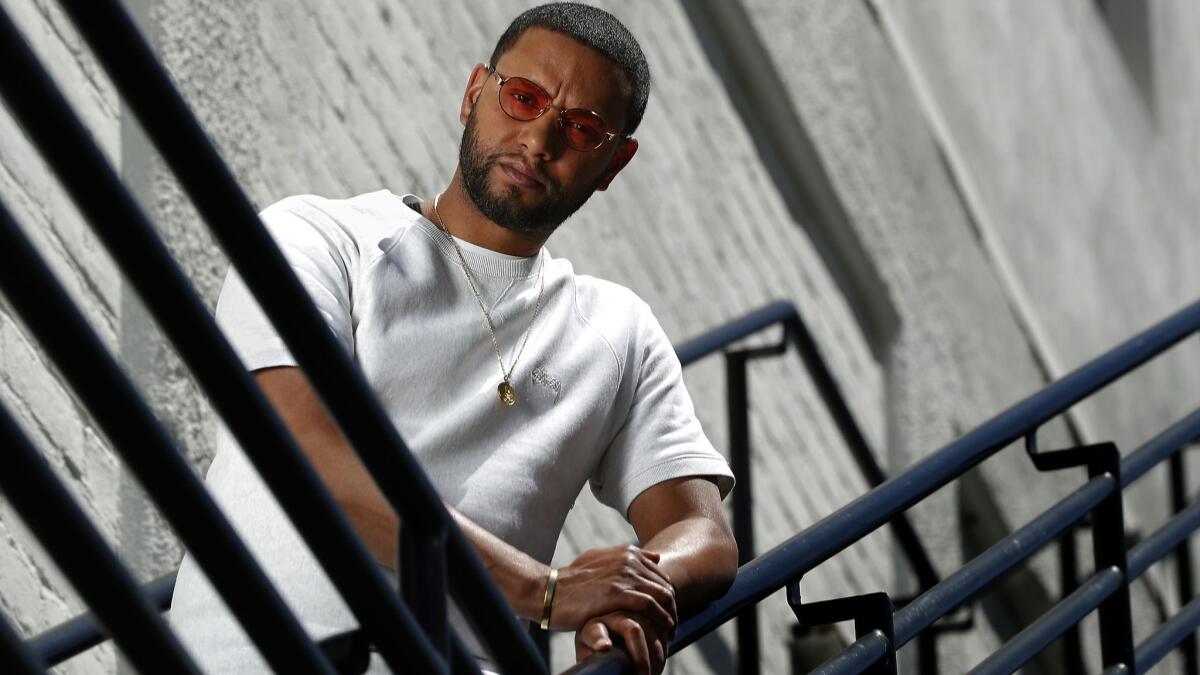 Director X, whose upcoming film, "Superfly," is out in June, is shown at Sony Pictures Studios in Culver City on April 8.