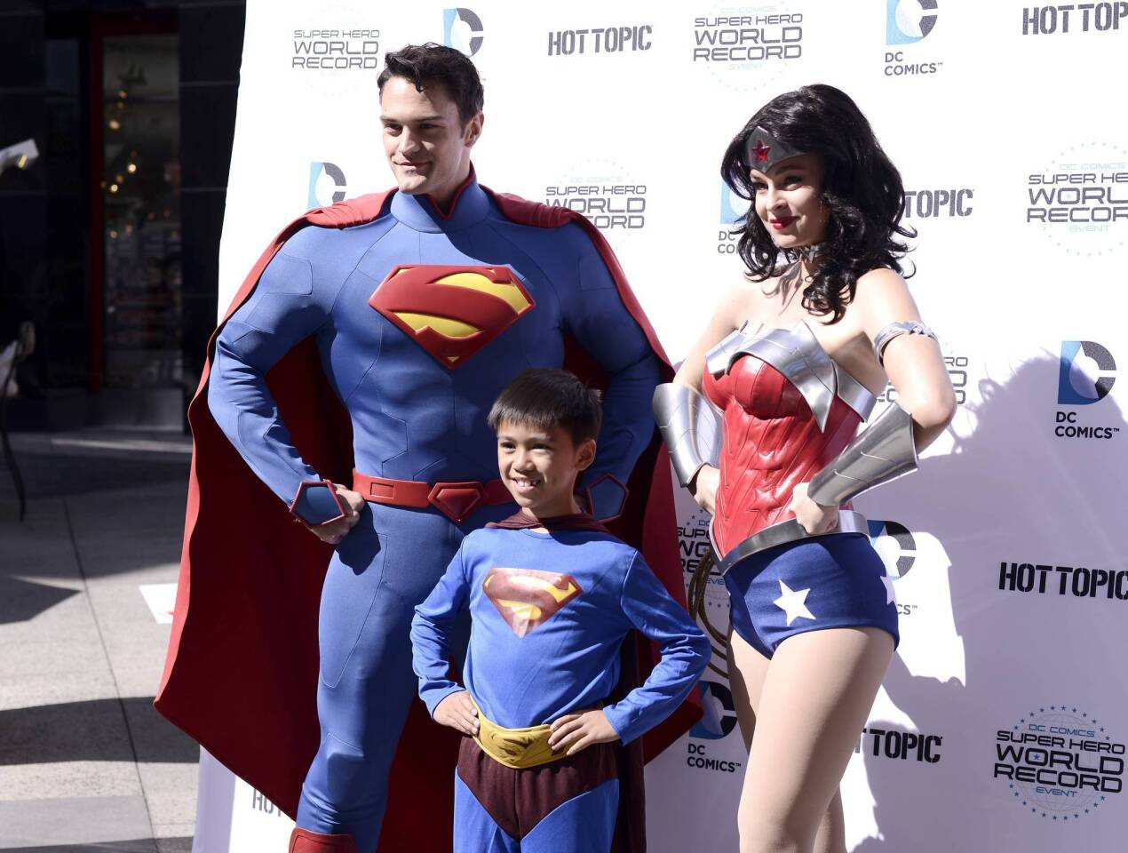 DC Comics Super Hero World Record Event