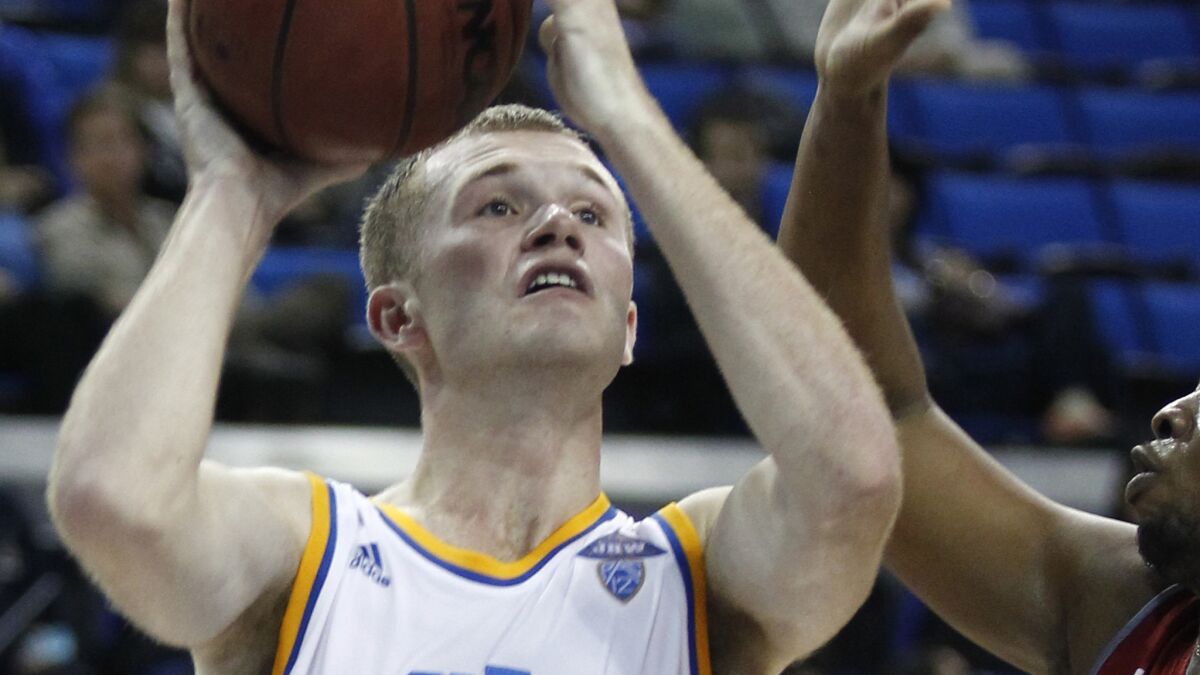 UCLA guard Bryce Alford puts up a shot during the Bruins' 107-74 win over Nicholls State on Thursday.