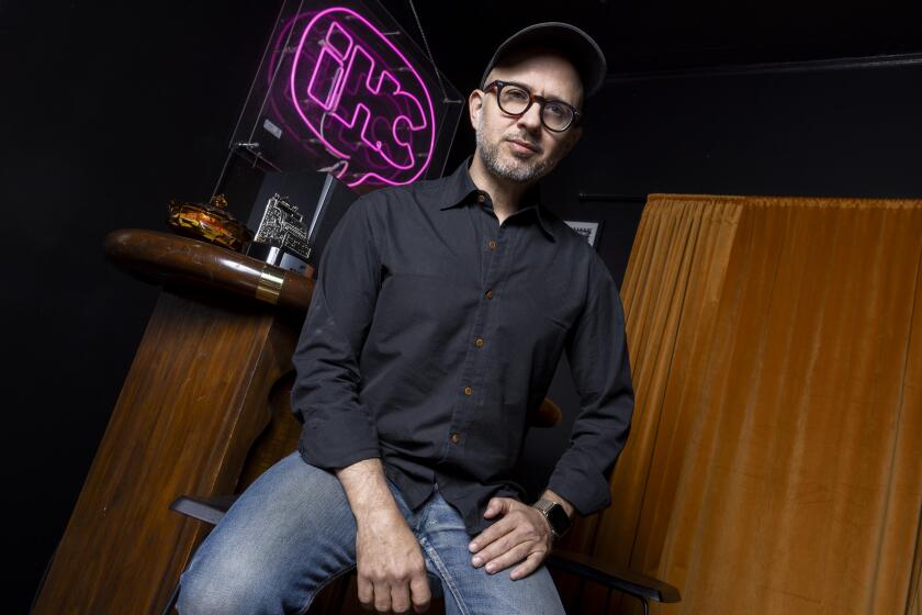 Hollywood, CA - December 14: IHEARTCOMIX founder Franki Chan sits for a portrait on Thursday, Dec. 14, 2023 in Hollywood, CA. (Brian van der Brug / Los Angeles Times)