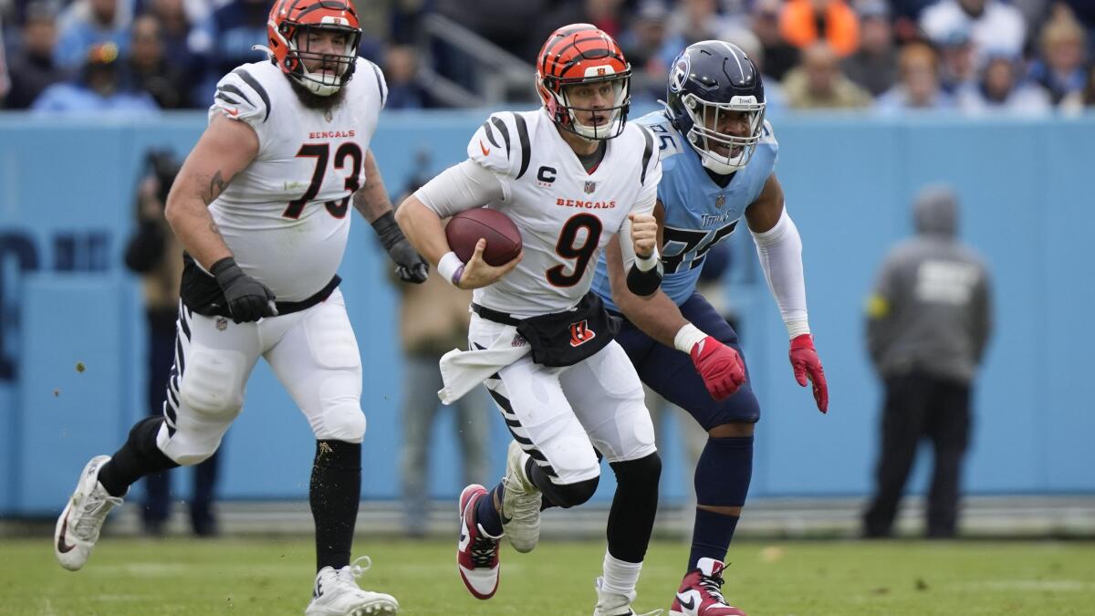 Bengals host Chiefs in rematch of AFC title game - The San Diego