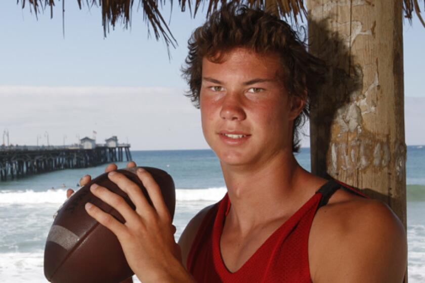San Clemente quarterback Travis Wilson will be taking his talents to Utah later this year.