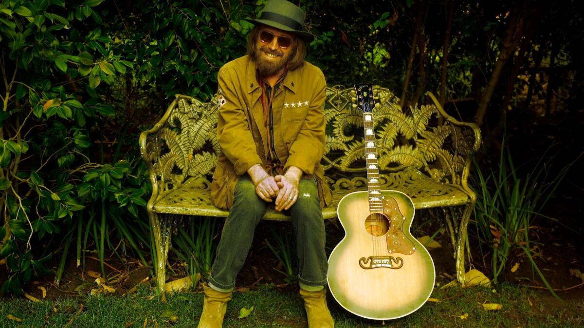 Tom Petty at his home in Malibu on Sept. 27, 2017.