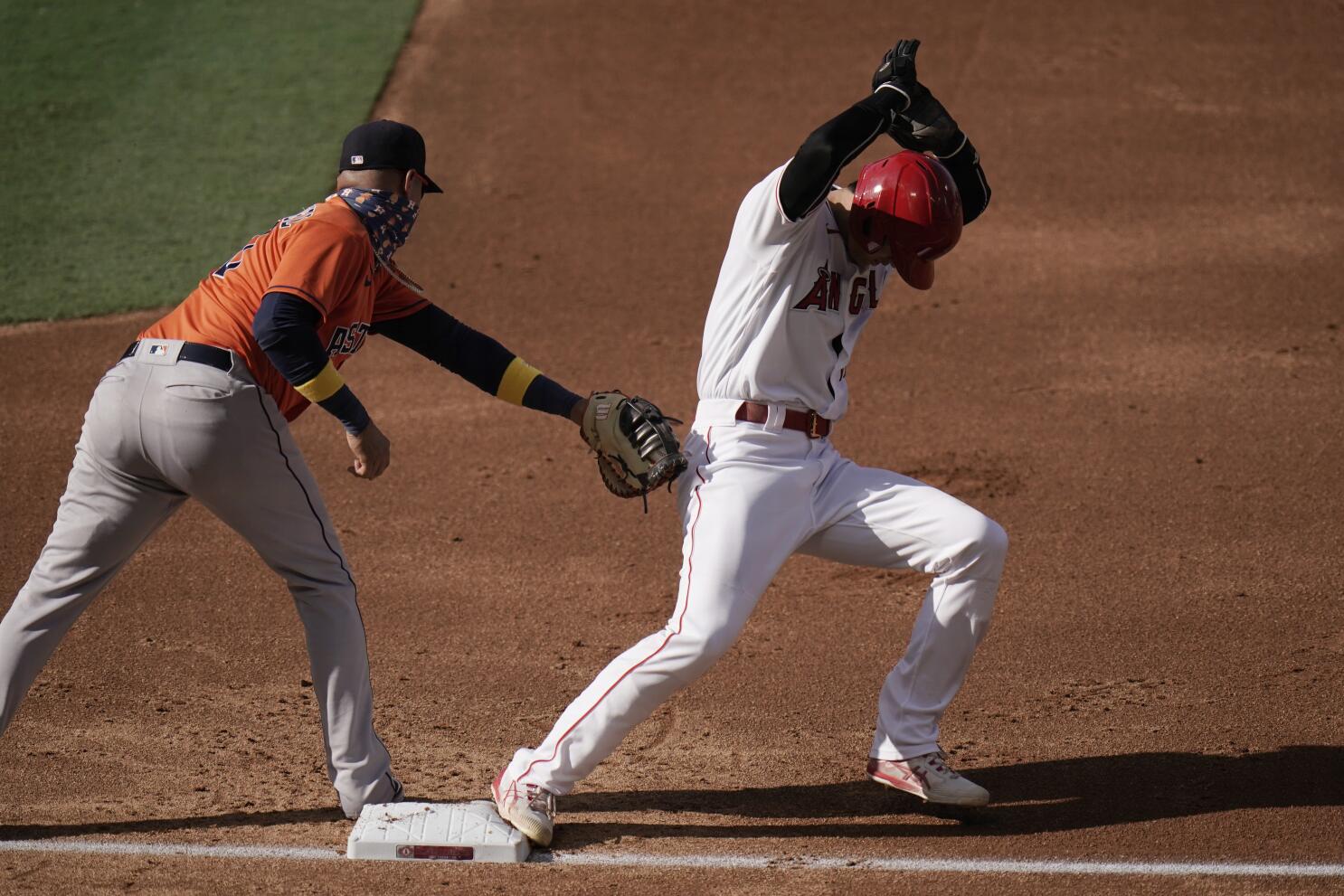 Mike Trout's 10th-inning homer leads Angels in doubleheader opener