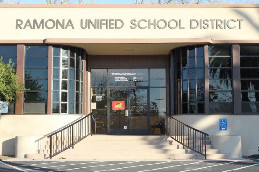 Trustees asked two Ramona Unified school board candidates 11 questions prepared in advance.