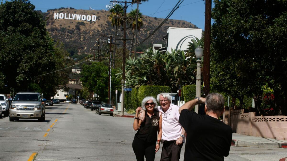 The not-so-famous are drawn to symbols of Hollywood and the lifestyle of those who call "the Hills" their home.