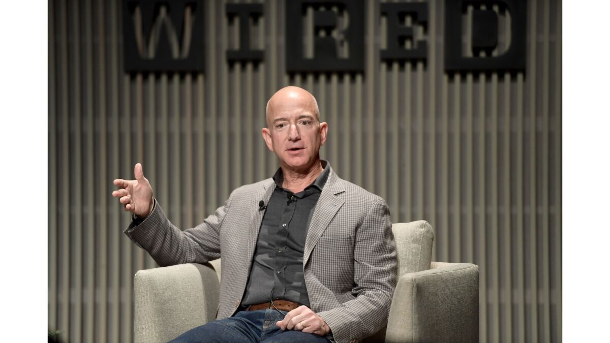 Amazon founder Jeff Bezos and his wife, MacKenzie, made their first major political donation to a fund dedicated to helping elect veterans of all stripes to Congress.