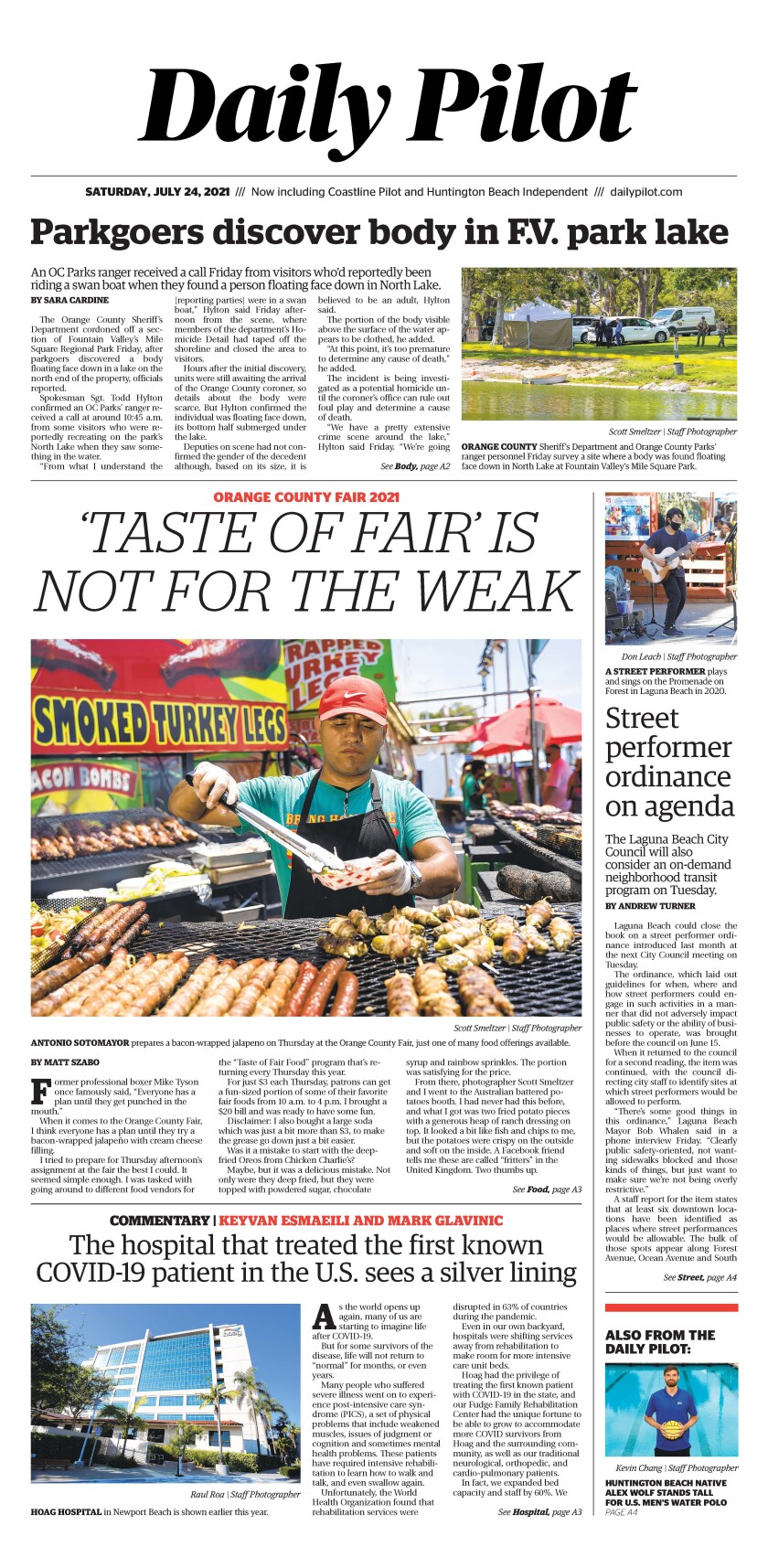 Daily Pilot E Newspaper Saturday July 24 21 Los Angeles Times Daily Pilot E Newspaper Saturday July 24 21 Los Angeles Times