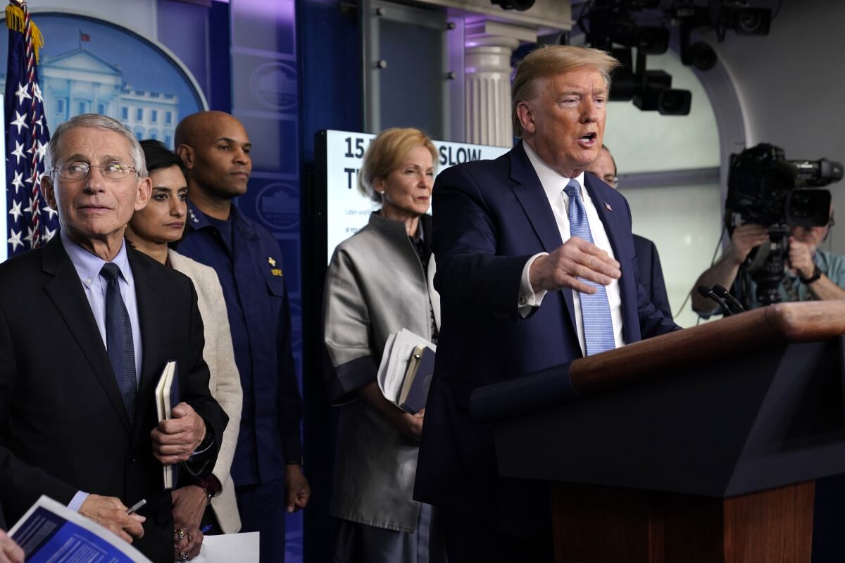 Trump on coronavirus