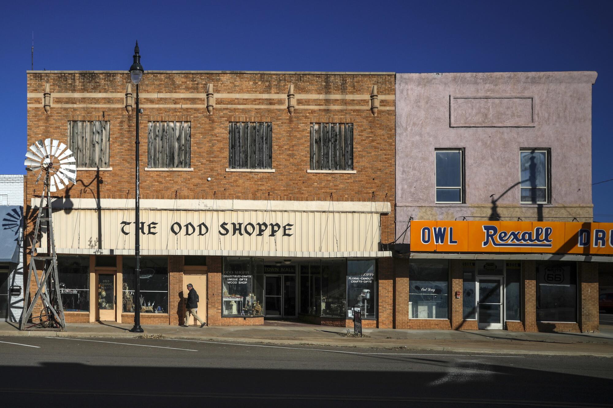 Main Street in Sayre, Okla.