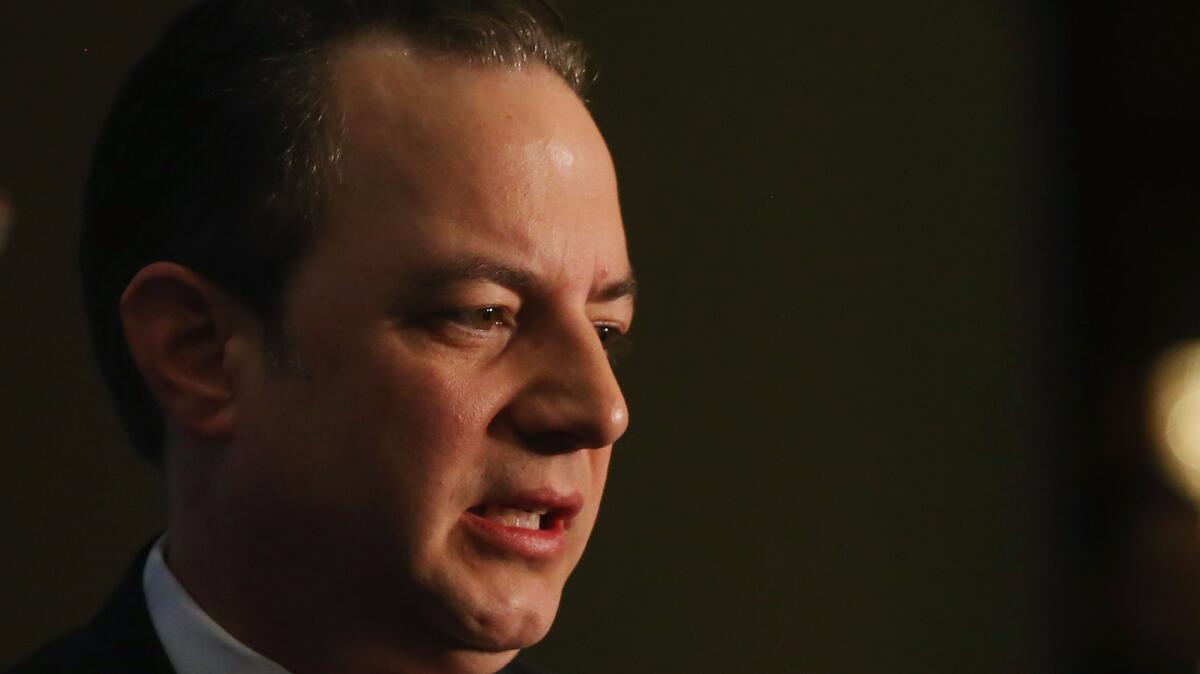 RNC Chairman Reince Priebus is trying to head off efforts by insurgent delegates to deny Donald Trump the nomination at the Republican convention in July.