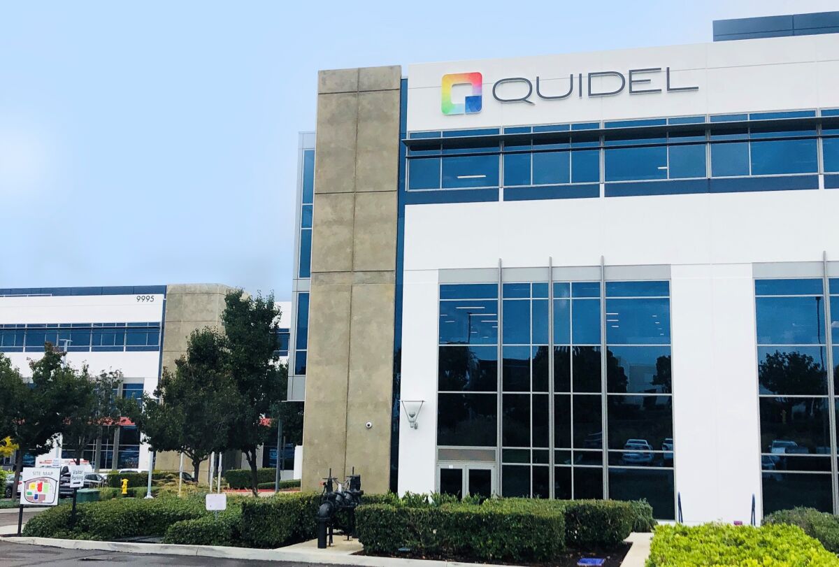 Quidel Corp.'s San Diego headquarters.