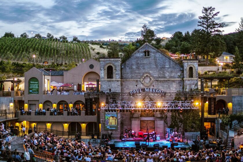 SARATOGA, CA - Concert attendees savor live music in a stunning outdoor setting at the Mountain Winery. (Photo courtesy of Mountain Winery)