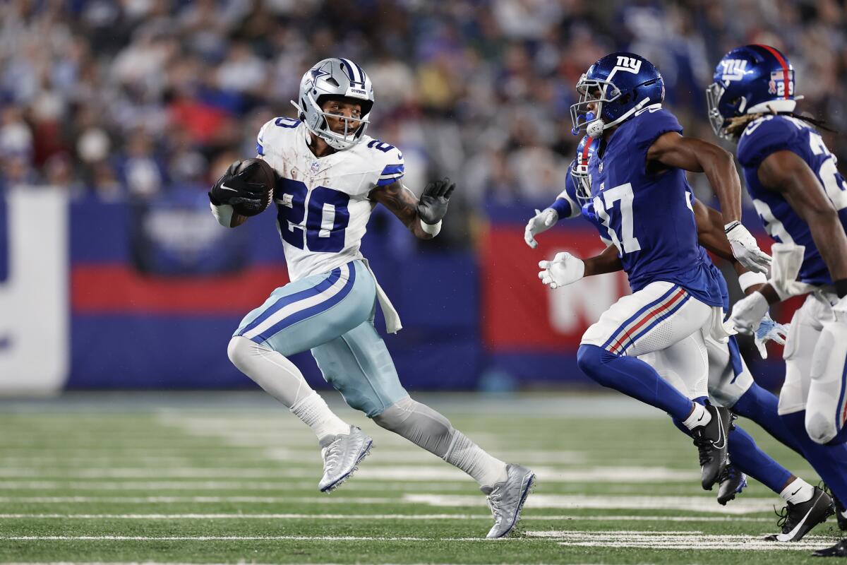 Cowboys apalea a los Giants en la semana uno de la NFL