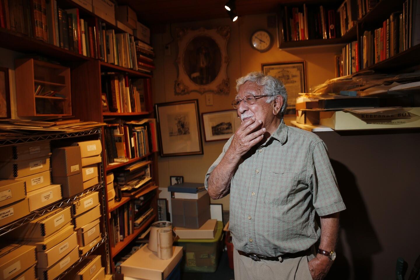 Ernest Marquez has been documenting his family's history and that of California since the 1950s.