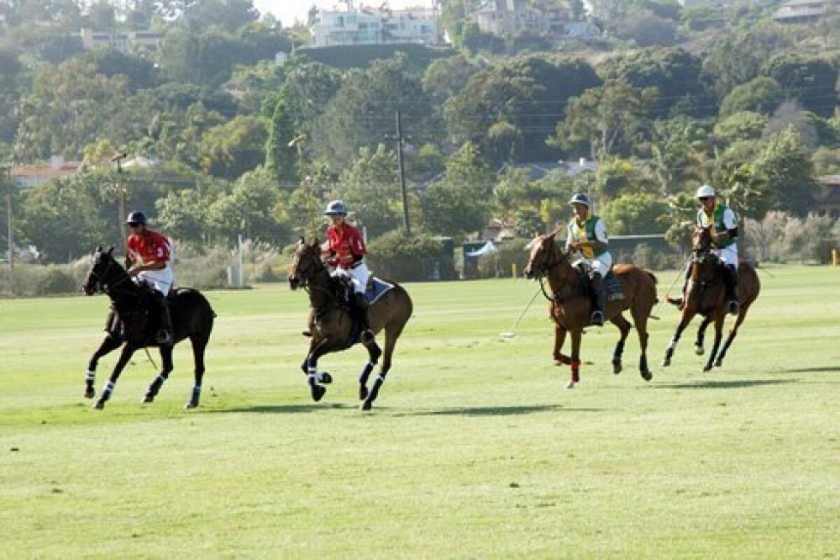 Players at a previous San Diego Polo Club event.