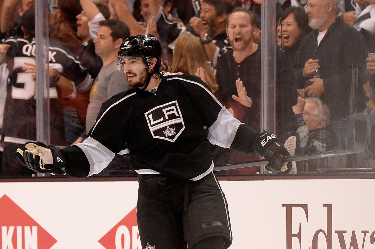The L.A. Kings' Drew Doughty doesn't mind hearing boos in opposing arenas.